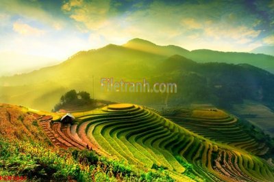 File in ấn File tranh phong cảnh thiên nhiên PCN1041 (bản gốc) sắc nét