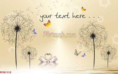 File in trần File tranh phong cảnh thiên nhiên PCN1112 (bản gốc 3D) sống động