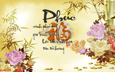 File gốc File tranh phong cảnh thiên nhiên PCN1123 (in lụa) tranh mã đáo