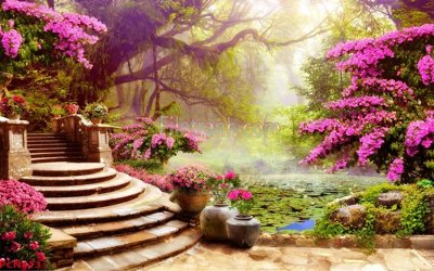 File gốc File tranh phong cảnh thiên nhiên PCN113 (PSD/TIFF) độ phân giải cao