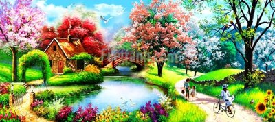 File in ấn File tranh phong cảnh thiên nhiên PCN118 chuyên nghiệp