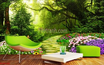 File PSD File tranh phong cảnh thiên nhiên PCN120 (gốc) cho designer