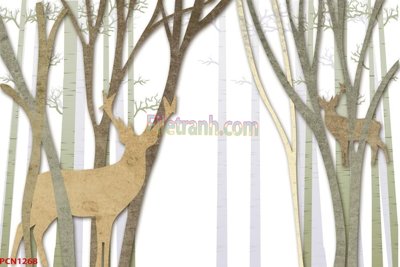 File ảnh File tranh phong cảnh thiên nhiên PCN1268 (gốc) in PP, decal