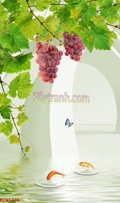 File tranh File tranh phong cảnh thiên nhiên PCN1270 (ảnh gốc) in trần 3D