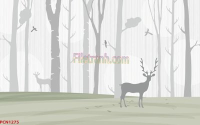 File tranh File tranh phong cảnh thiên nhiên PCN1275 (gốc) in film