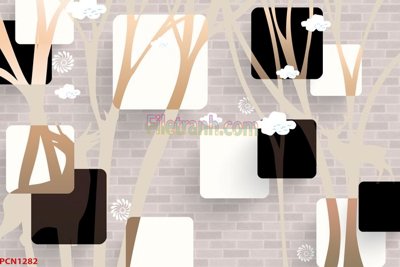 Chi tiết file gốc File tranh phong cảnh thiên nhiên PCN1282 (cho in tráng gương)