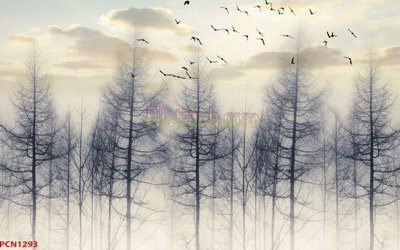 Download file tranh File tranh phong cảnh thiên nhiên PCN1293 (file gốc PSD)