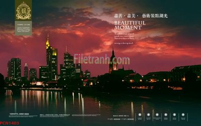 Download file gốc File tranh phong cảnh thiên nhiên PCN1403 (in lụa) hoa lá