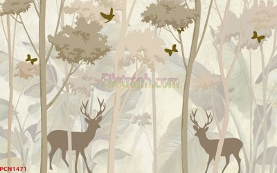 File gốc File tranh phong cảnh thiên nhiên PCN1471 (dành cho quảng cáo)