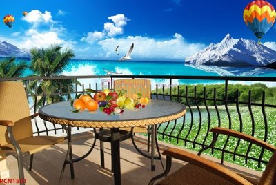 File gốc File tranh phong cảnh thiên nhiên PCN1501 (in lụa) hoa văn cổ điển