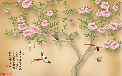 File gốc in tráng gương File tranh phong cảnh thiên nhiên PCN1528 chi tiết