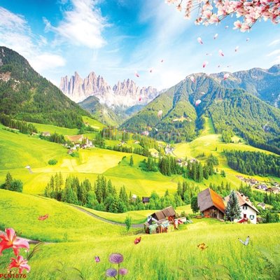 Tải file File tranh phong cảnh thiên nhiên PCN1876 (PSD) cho in ấn quảng cáo