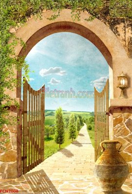 Ảnh gốc File tranh phong cảnh thiên nhiên PCN2008 (siêu chi tiết) để in ấn