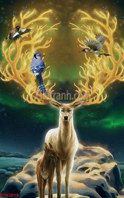 File gốc in tráng gương File tranh phong cảnh thiên nhiên PCN2018 chi tiết