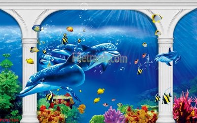 Tải file File tranh phong cảnh thiên nhiên PCN2164 (gốc) làm file quảng cáo