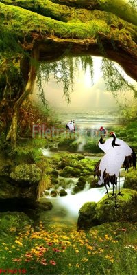 File in ấn File tranh phong cảnh thiên nhiên PCN218 (bản gốc) cao cấp