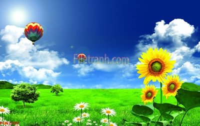 File gốc File tranh phong cảnh thiên nhiên PCN2209 (in lụa) cao cấp