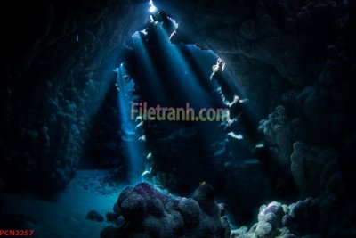 Tải file File tranh phong cảnh thiên nhiên PCN2257 (gốc) chủ đề tâm linh