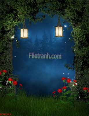 File tranh File tranh phong cảnh thiên nhiên PCN2343 (bản gốc) in lụa 5D