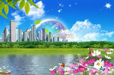 File ảnh File tranh phong cảnh thiên nhiên PCN2386 (gốc) in biển hiệu