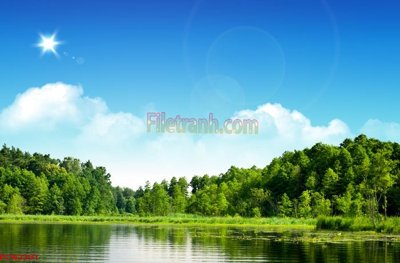 File in mica File tranh phong cảnh thiên nhiên PCN2391 (bản gốc) sắc sảo