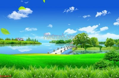 File tranh gốc File tranh phong cảnh thiên nhiên PCN2412 (bản quyền) file PSD