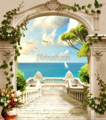 File gốc File tranh phong cảnh thiên nhiên PCN2759 (phiên bản chuẩn) để in ấn