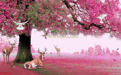 File gốc File tranh phong cảnh thiên nhiên PCN278 (dành cho quảng cáo)