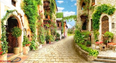 File gốc File tranh phong cảnh thiên nhiên PCN3145 (in mica) cắt laser