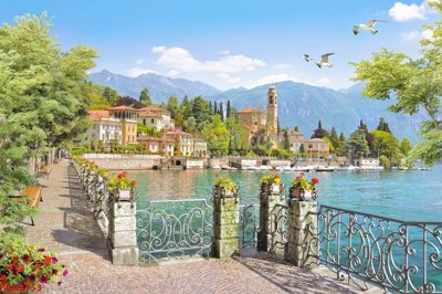 File gốc File tranh phong cảnh thiên nhiên PCN3153 (vector) cho in ấn