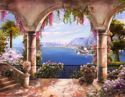 File ảnh File tranh phong cảnh thiên nhiên PCN3171 (gốc) in standee