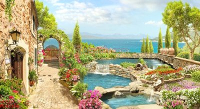 File in trần File tranh phong cảnh thiên nhiên PCN3218 (bản gốc) đại dương