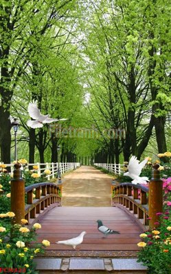 File gốc File tranh phong cảnh thiên nhiên PCN322 (phong cách) cổ điển