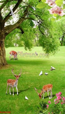 Download file gốc File tranh phong cảnh thiên nhiên PCN330 (in lụa) cao cấp