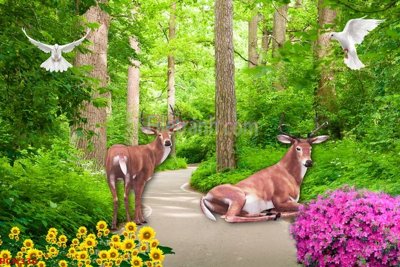 File in lụa File tranh phong cảnh thiên nhiên PCN336 (hoa văn) File tranh phong cảnh thiên nhiên PCN336