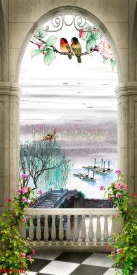 Tải file gốc File tranh phong cảnh thiên nhiên PCN340 (in khổ lớn) quảng cáo