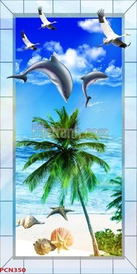 File gốc File tranh phong cảnh thiên nhiên PCN350 (PNG) nền trong suốt