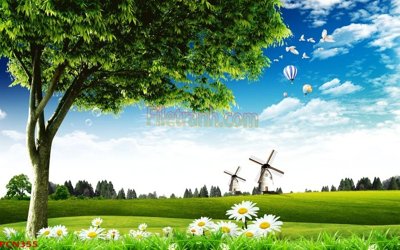 File gốc File tranh phong cảnh thiên nhiên PCN355 (bản quyền) cho in ấn