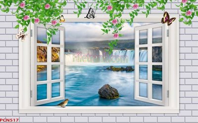 Download file File tranh phong cảnh thiên nhiên PCN517 (gốc) in mica ốp bếp