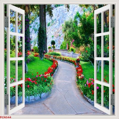 File tranh quảng cáo File tranh phong cảnh thiên nhiên PCN544 (download file gốc)