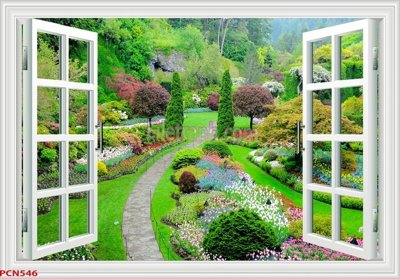 Download file gốc File tranh phong cảnh thiên nhiên PCN546 (dùng cho in ấn)