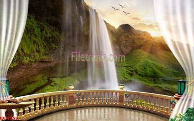 File tranh File tranh phong cảnh thiên nhiên PCN558 (gốc) chủ đề tĩnh vật