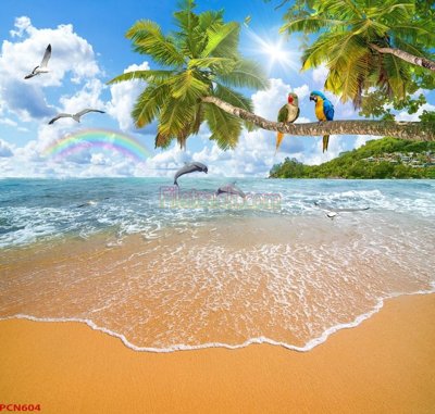 Tải file File tranh phong cảnh thiên nhiên PCN604 (PSD) cho in tranh 3D