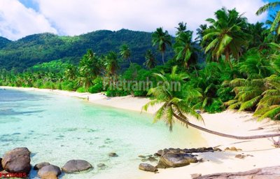 Tải file gốc in lụa File tranh phong cảnh thiên nhiên PCN685 siêu nét