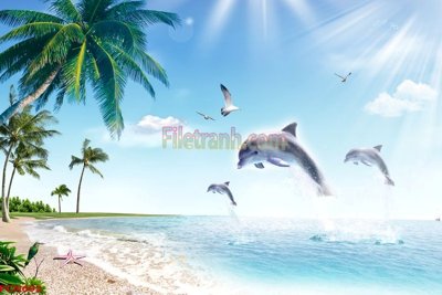 File gốc File tranh phong cảnh thiên nhiên PCN692 cho in ấn và thiết kế