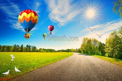 File PSD File tranh phong cảnh thiên nhiên PCN772 (nguyên gốc) chất lượng cao