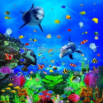 File PSD File tranh phong cảnh thiên nhiên PCN859 (bản gốc) dễ dàng edit