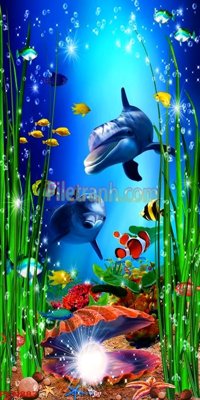 Tải file gốc in lụa File tranh phong cảnh thiên nhiên PCN887 siêu nét