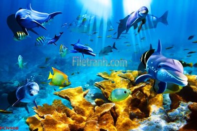 Tải file File tranh phong cảnh thiên nhiên PCN908 (ảnh gốc) in gạch 3D