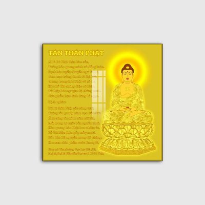 File in trần File tranh phật giáo PG09368 (bản gốc) hoa văn